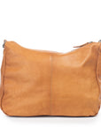 Poppy Bag in tan leather, designed as a relaxed over the shoulder bag with a spacious base and stylish look.
