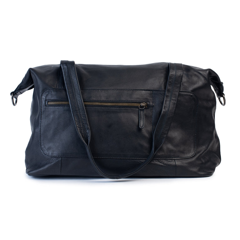 Hannah Overnight Bag - Stylish Travel Companion – Dusky Robin Leather